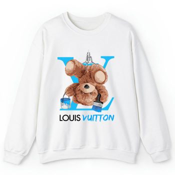 Louis Vuitton Logo Luxury Teddy Bear Crewneck Sweatshirt CSTB1117