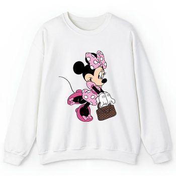 Louis Vuitton Monogram Canvas Pattern Minnie Mouse Crewneck Sweatshirt CSTB1180