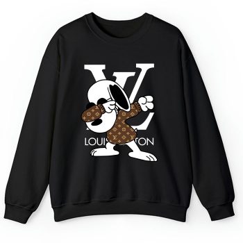 Louis Vuitton Monogram Canvas Pattern Snoopy Dabbing Crewneck Sweatshirt CSTB1148