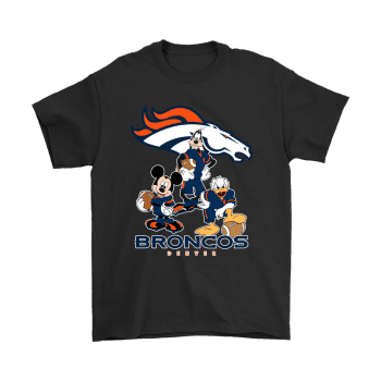 Mickey Donald Goofy The Three Denver Broncos Football Unisex T-Shirt Kid T-Shirt LTS1203