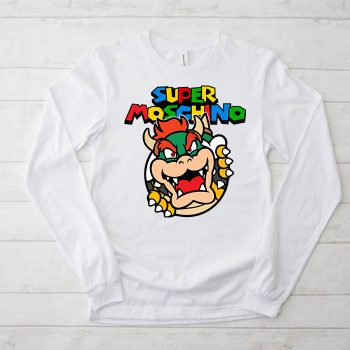 Moschino Bowser Mario Kid Tee Unisex Longsleeve Shirt LTB0926