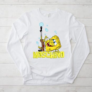 Moschino SpongeBob SquarePants Kid Tee Unisex Longsleeve Shirt LTB0917