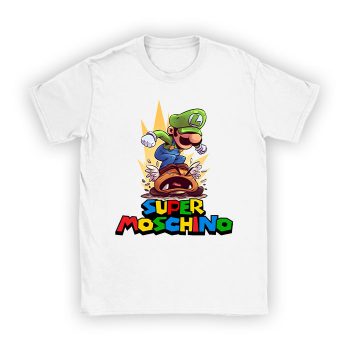 Moschino Super Mario Luigi Kid Tee Unisex T-Shirt TTB1950