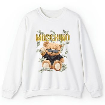 Moschino Teddy Bear Gold Luxury Crewneck Sweatshirt CSTB0938