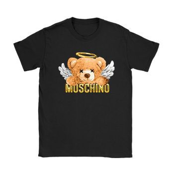 Moschino Teddy Bear Gold Luxury Kid Tee Unisex T-Shirt TTB1944