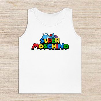 Moschino Yoshi Blue Mario Unisex Tank Top TTTB1068