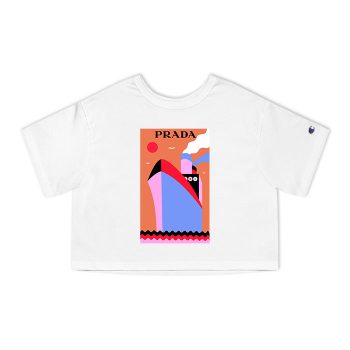 Prada Boat Champion Women Cropped T-Shirt CTB2556
