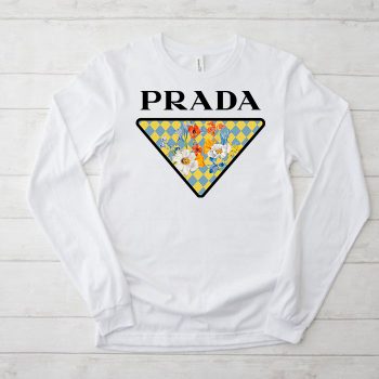 Prada Logo Luxury Flower Kid Tee Unisex Longsleeve Shirt LTB0589