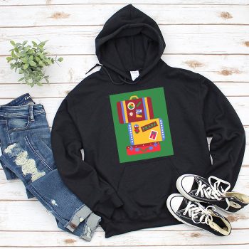 Prada Suitcase Unisex Pullover Hoodie HTB0880