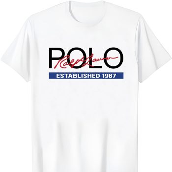 Ralph Lauren Camiseta Polo Infantil Lettering Branca Kid Tee Unisex T-Shirt TTB1776