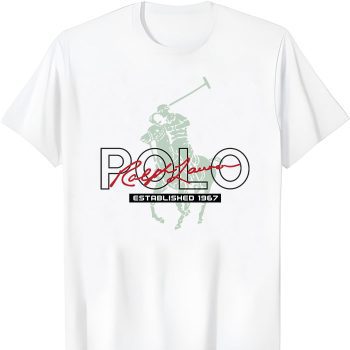 Ralph Lauren Camiseta Polo Infantil Lettering Branca Kid Tee Unisex T-Shirt TTB1788