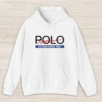 Ralph Lauren Camiseta Polo Infantil Lettering Branca Unisex Pullover Hoodie HTB1004