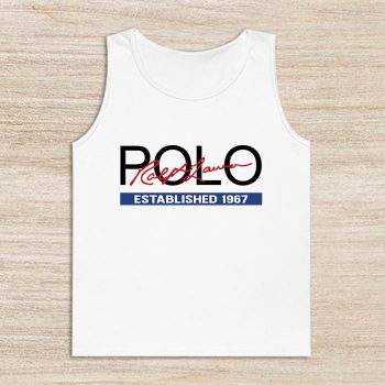 Ralph Lauren Camiseta Polo Infantil Lettering Branca Unisex Tank Top TTTB0891