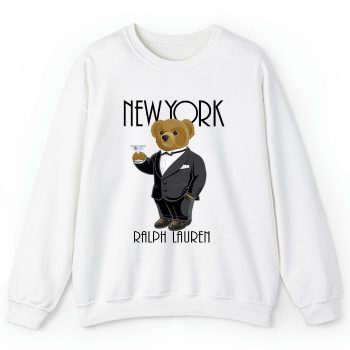 Ralph Lauren Polo New York Bear Teddy Crewneck Sweatshirt CSTB0793