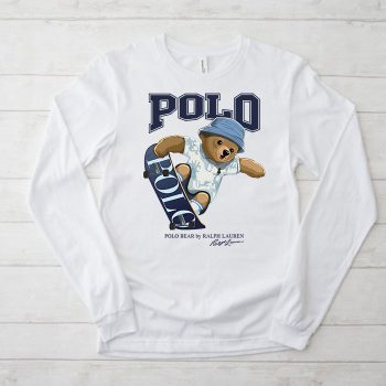 Ralph Lauren Polo Sport Bear Teddy Kid Tee Unisex LongsleeveShirt LTB0773