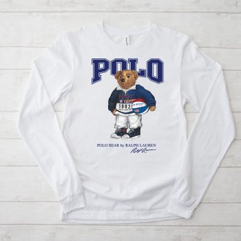 Ralph Lauren Polo Sport Bear Teddy Kid Tee Unisex Longsleeve ShirtLTB0777