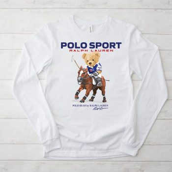Ralph Lauren Polo Sport Bear Teddy Kid Tee Unisex Longsleeve ShirtLTB0779