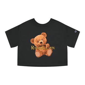 Ralph Lauren Teddy Bear Luxury Champion Women Cropped T-Shirt CTB2756