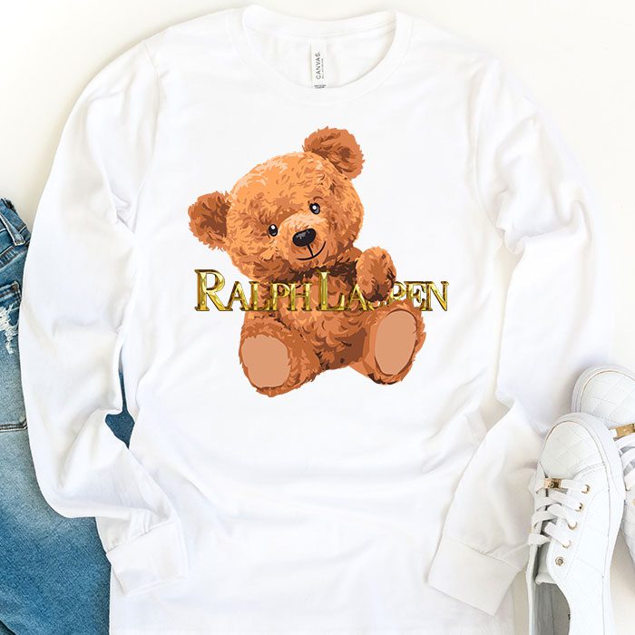 Ralph Lauren Teddy Bear Luxury Kid Tee Unisex LongsleeveShirt LTB0765 ...