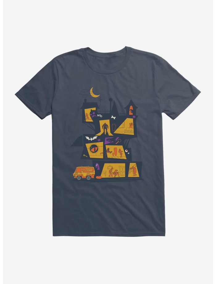 Scooby-Doo Spooky Mansion Kid Tee - Unisex T-Shirt HTS3147