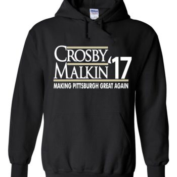 Sidney Crosby Evgeni Malkin Pittsburgh Penquins "Crosby17" Hooded Sweatshirt Unisex Hoodie