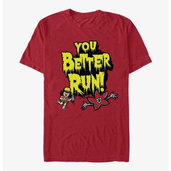 Stranger Things Dustin You Better Run Kid Tee - Unisex T-Shirt HTS3566