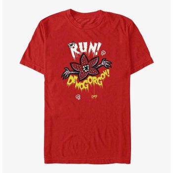 Stranger Things Run Away! Demogorgon! Kid Tee - Unisex T-Shirt HTS3579