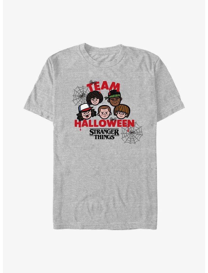 Stranger Things Team Halloween Faces Kid Tee - Unisex T-Shirt HTS3582