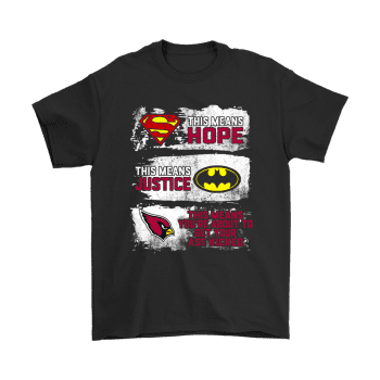 Superman Batman Arizona Cardinals Mean Kick Your Ass Unisex T-Shirt Kid T-Shirt LTS991