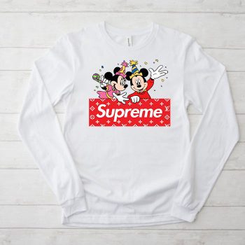 Supreme Mickey Mouse And Minnie Mouse Birthday Kid Tee Unisex Longsleeve Shirt LTB0955