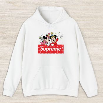 Supreme Mickey Mouse And Minnie Mouse Birthday Unisex Pullover Hoodie HTB1209