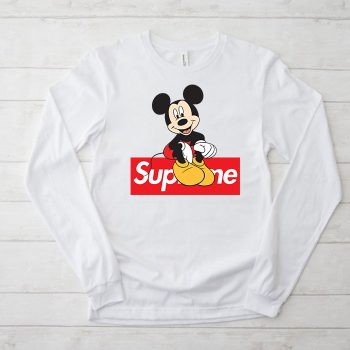 Supreme Mickey Mouse Kid Tee Unisex Longsleeve Shirt LTB0934