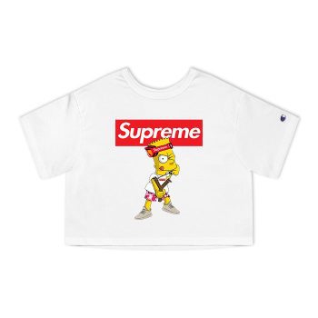 Supreme Simpsons Champion Women Cropped T-Shirt CTB2948