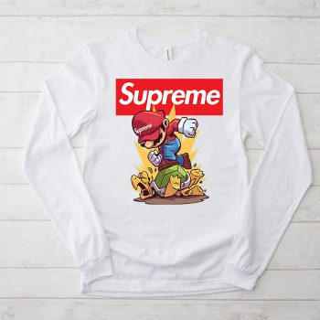 Supreme Super Mario Kid Tee Unisex Longsleeve Shirt LTB0954
