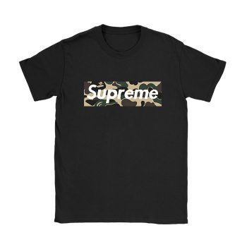 Supreme x BAPE Camo Box Logo Kid Tee Unisex T-Shirt TTB1963