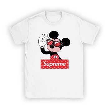 Supreme x Louis Vuitton Mickey Mouse Kid Tee Unisex T-Shirt TTB1957