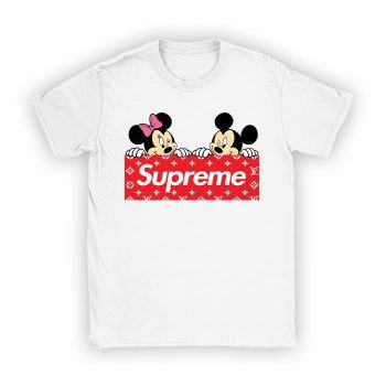 Supreme x Louis Vuitton Mickey Mouse Kid Tee Unisex T-Shirt TTB1959