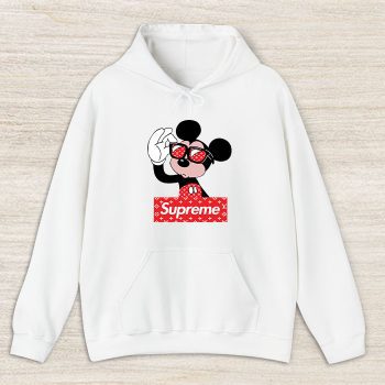 Supreme x Louis Vuitton Mickey Mouse Unisex Pullover Hoodie HTB1185