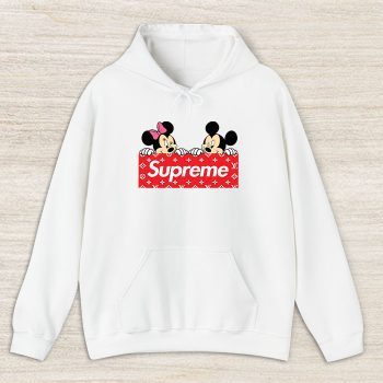 Supreme x Louis Vuitton Mickey Mouse Unisex Pullover Hoodie HTB1187