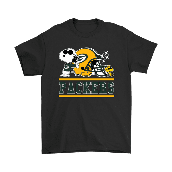 The Green Bay Packers Joe Cool And Woodstock Snoopy Mashup Unisex T-Shirt Kid T-Shirt LTS3977