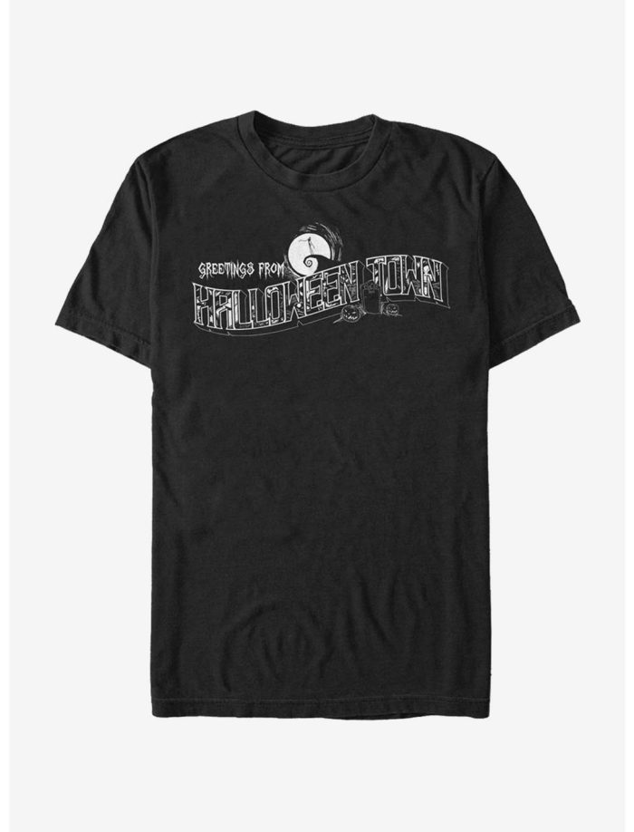 The Nightmare Before Christmas Greetings Halloween Town Kid Tee - Unisex T-Shirt HTS3714
