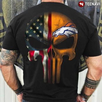 The Punisher Skull Flag Denver Broncos Unisex T-Shirt Kid T-Shirt LTS1295