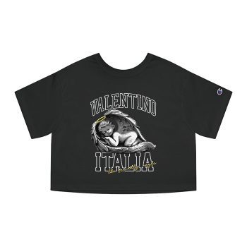 Valentino Baby Angle Champion Women Cropped T-Shirt CTB2408