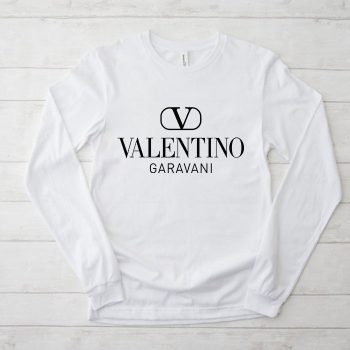 Valentino Garavani Luxury Logo Kid Tee Unisex Longsleeve Shirt LTB0547