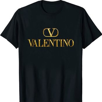 Valentino Gold Logo Luxury Unisex T-Shirt TTB1578