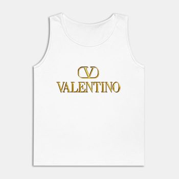 Valentino Gold Logo Luxury Unisex Tank Top TTTB0693