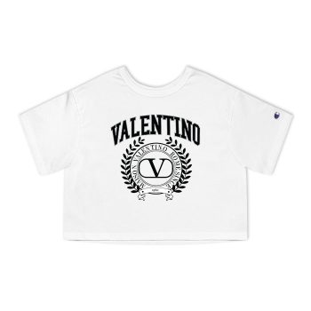 Valentino Maison 1960 Luxury Champion Women Cropped T-Shirt CTB2385
