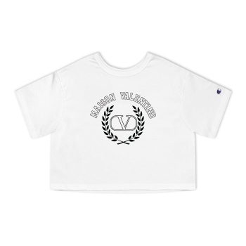 Valentino Maison Luxury Champion Women Cropped T-Shirt CTB2387