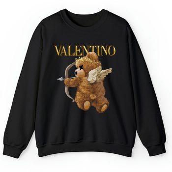 Valentino Teddy Bear Gold Luxury Crewneck Sweatshirt CSTB0555