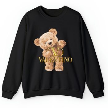 Valentino Teddy Bear Gold Luxury Crewneck Sweatshirt CSTB0557